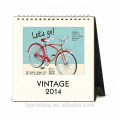 Custom printable folding desk pad calendar printing